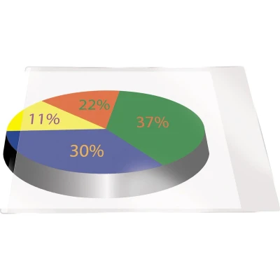 Afbeelding van Q connect Pochet, Zelfklevend, Ft A4, Pak Van 5 Stuks Pocket File