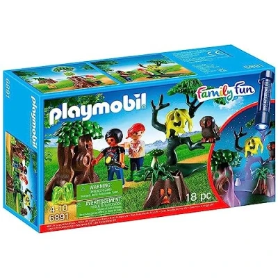 Image de Playmobil Summer Fun 6891 Enfants avec végétation et lampe torche