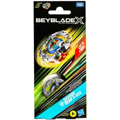 Afbeelding van Beyblade X Booster Savage Bear tol Pack 3 60S