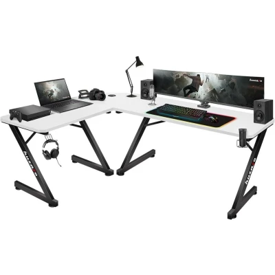Afbeelding van Huzaro Hero 7.0 White Gaming Bureau Hoek