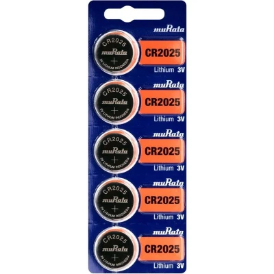 Afbeelding van CR2025 Lithium knoopcel blister 5 stuks