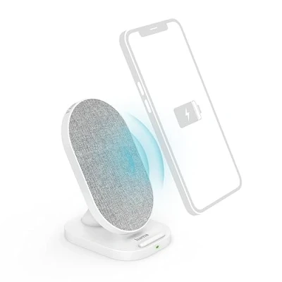 Afbeelding van Hama Wireless Charger Qi Fc10S Fab 10 W Draadl. Smartphone Laadstation Wit