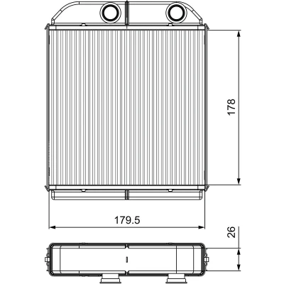 Afbeelding van VALEO 811538 Warmtewisselaar VOLVO: S40 I