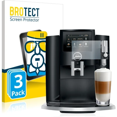Afbeelding van BROTECT Screenprotector voor Jura S8 Folie Beschermfolie Beschermglas transparant (3 Stuks)