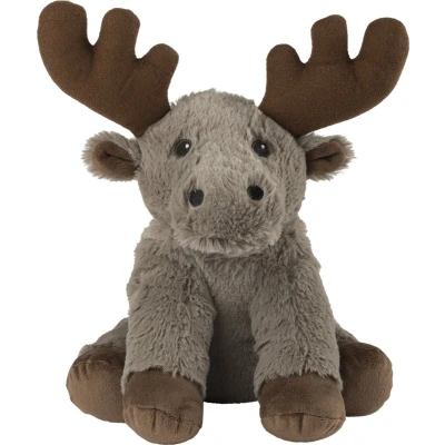 Afbeelding van Warmies Warmte/magnetron opwarm knuffel Eland grijs 24 cm pittenzak