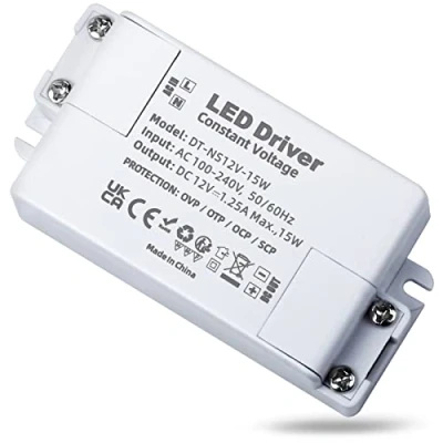 Afbeelding van REYLAX led transformator, 12 V, 15 W, 220 1,25 A, AC naar DC, voeding met lage spanning, constante spanningsdriver, transformator voor ledstrips, ledlampen, verzonken spots