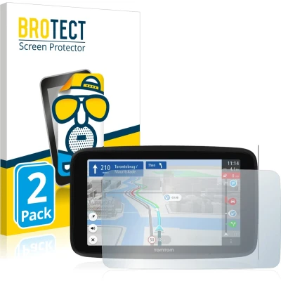 Afbeelding van BROTECT Screenprotector voor TomTom GO Discover 6&quot; Folie Beschermfolie matte (2 Stuks)