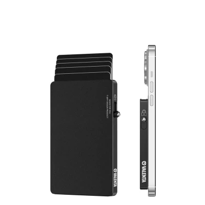 Afbeelding van Valenta Cardprotector Aluminium Magsafe black
