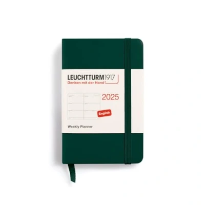 Afbeelding van Leuchtturm1917 Weekly Planner A7 Mini 12 maanden 2025 Hardcover Forest Green