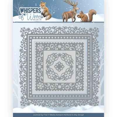Afbeelding van Dies Amy Design Whispers of Winter Square