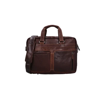 Afbeelding van Gusti Leder Ripley Laptoptas, Maat: One Size, Dunkelbraun