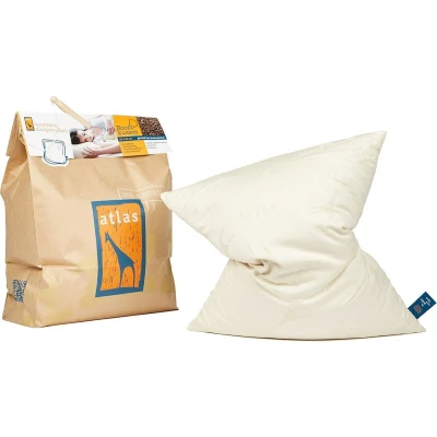 Afbeelding van Atlas® 100% Natuurlijk Hoofdkussen van boekweitkaf 50x60cm