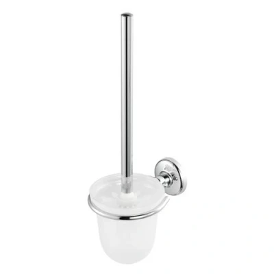 Afbeelding van Geesa hotel collection closetborstelgarnituur matglas wandmodel