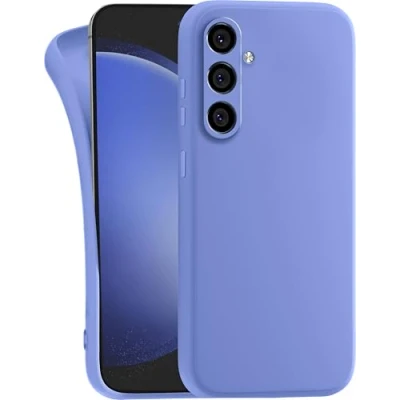 Afbeelding van MyGadget Beschermhoes voor Samsung Galaxy S23 FE, zacht en soepel hoesje van TPU, extra dun licht, kleurrijk, schokbestendig, blauw