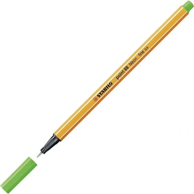 Afbeelding van STABILO point 88 Fineliner 0,4 mm Neon Groen per stuk