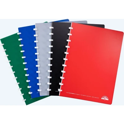 Afbeelding van Atoma Eco schrift, ft A4, 144 bladzijden, gelijnd, geassorteerde kleuren