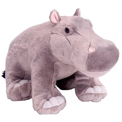 Afbeelding van Wild Republic 16620 Knuffel Nijlpaard Cuddlekins, speelgoed, 30 cm, 16620, grijs