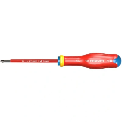 Afbeelding van FACOM ATD1X100VE ProTwist schroevendraaier geisoleerd tot 1000V voor Pozidriv schroeven PZ1 x 100 mm