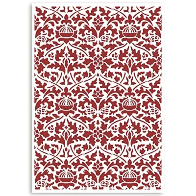 Afbeelding van Stamperia Stencil A4 Casa Granada Wallpaper Pattern (KSG484) (DISCONTINUED)