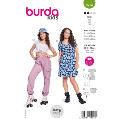 Afbeelding van Burda nr. 9214 maat 140 176