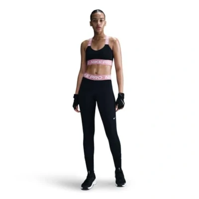 Afbeelding van Nike Performance Legging, Dames, Maat: Large, Black/elemental pink/white