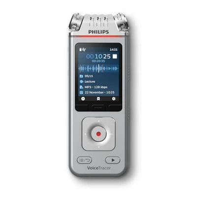 Image de Enregistreur audio Philips DVT4115 Argent et chrome