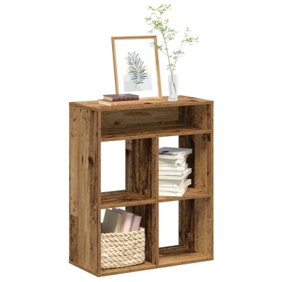 Afbeelding van vidaXL Boekenkast 66x31x80 cm bewerkt hout oud houtkleurig