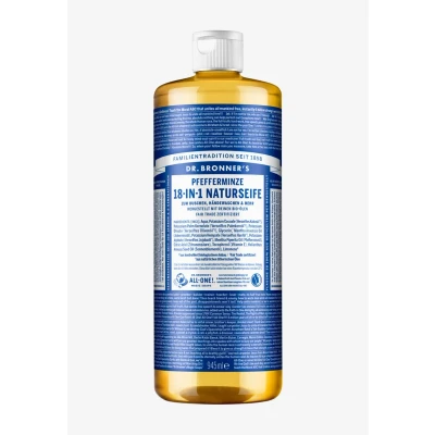Afbeelding van Dr. Bronner ́s 18IN1 Liquid SOAP Peppermint Douchegel, Maat: 945 ml,