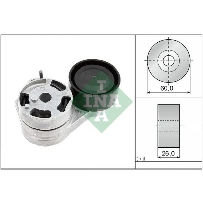 Afbeelding van Riemspanner, Poly V riem Schaeffler INA 534 0938 10