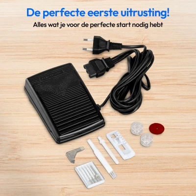 Afbeelding van Medion Naaimachine SM70 (MD 11179) 12 verschillende borduurmotieven 4 staps knoopsgat verstelbare steeklengte 70 watt motorvermogen