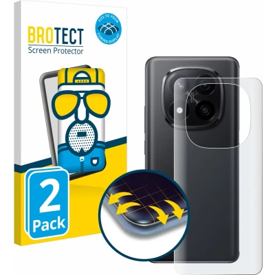 Afbeelding van BROTECT Fullscreen Schutzfolie Displayschutz Folie Matt Entspiegelungsfolie (2 Stuk, Xiaomi Redmi Note 14 Pro), Smartphone beschermfolie, Grijs
