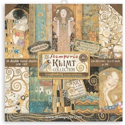Afbeelding van Stamperia Klimt 12x12 Inch Paper Pack (SBBL97)