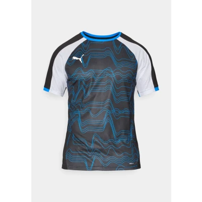 Afbeelding van IndividualLIGA voetbalshirt met print voor Heren, Blauw/Zwart/Wit, Maat 3XL PUMA