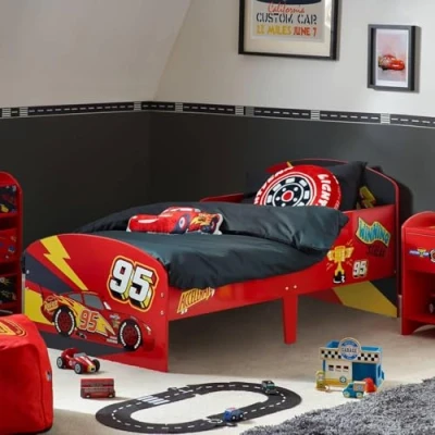 Afbeelding van Disney Cars Lightning Mcqueen Eenpersoonsbed