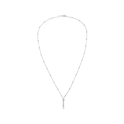 Afbeelding van Elli Basic Y Chain Ketting, Dames, Maat: 45, Silber