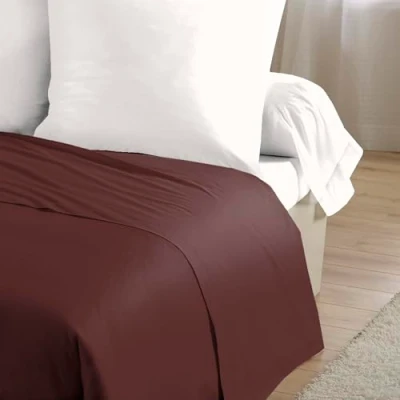 Afbeelding van Home Linge Passion Bedlaken, 240 x 300 cm, chocoladebruin