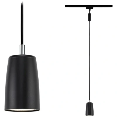 Afbeelding van Paulmann 230V railsysteem lamp, Hanglamp URail GU10 Zwart (mat)