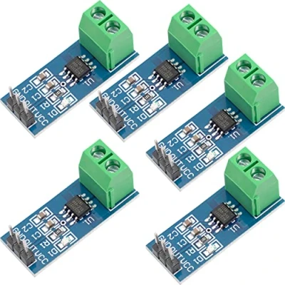 Afbeelding van AZDelivery 5 x ACS712 20A Amp. Huidige Sensor Range Module compatibel met Arduino Inclusief E Book!