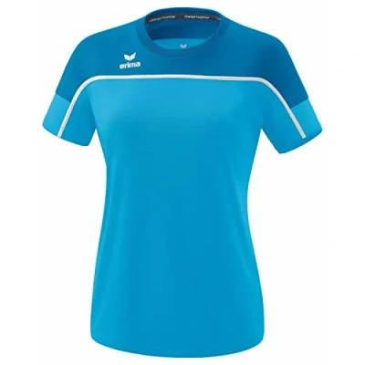 Afbeelding van Erima Fussball Teamsport Change BY Sport Tshirt, Dames, Maat: 42, Blaublauweiss