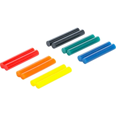 Afbeelding van BGS Lijmpatronen gekleurd Ø 7,5 mm, 50 mm 12 delig