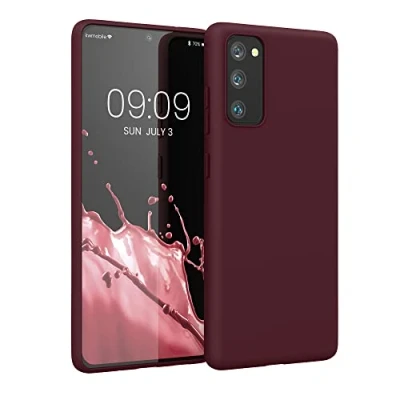 Afbeelding van kwmobile telefoonhoesje geschikt voor Samsung Galaxy S20 FE Hoesje smartphone Back cover in wijnrood