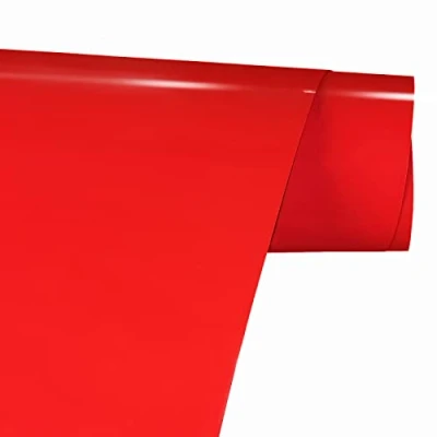 Afbeelding van FORBELL Textieltransferfolie voor textiel, 30,5 cm x 3 m, rood