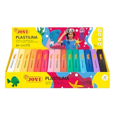 Image de Jovi Pate A Modeler Plastilina Boite De 15 Pains 150g