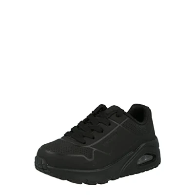 Image de Skechers Uno Stand On Air Garçon Basket,Sneaker Bordure synthétique noire,31 EU