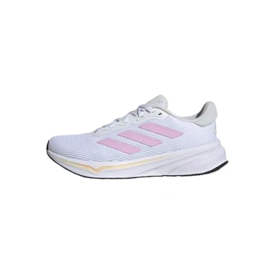 Afbeelding van adidas Response Hardloopschoenen voor dames, Ftwr White Bliss lila oranje tint