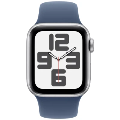 Afbeelding van Apple Watch Se GPs 40mm Silver Aluminium Case Denim Sport Band M/l