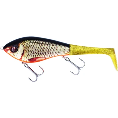 Afbeelding van Westin Swim Tail 12cm 62gr Suspending Real Rudd 1 body 2 tails