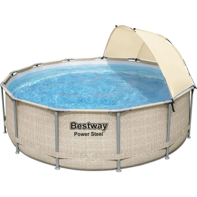 Afbeelding van Bestway Power Steel zwembad 396 cm rotan