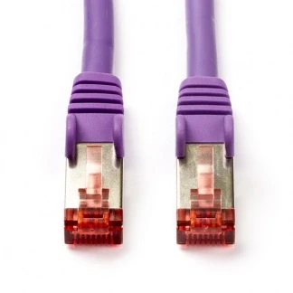 Afbeelding van Netwerkkabel Cat6 S/FTP 3 meter (100% koper, LSZH, Paars)