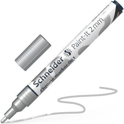 Afbeelding van Viltstift Schneider Paint it 061 2.0mm metallic chrome